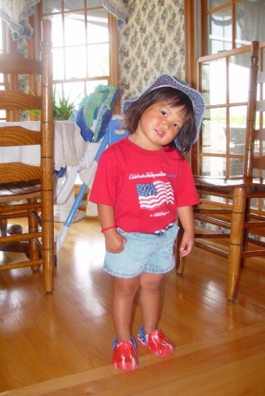 Kasen ready for the 4th